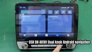 10.1 inch Dual knob Android navigationCar DVD Player Bluetooth USB FM Radio Upgrade